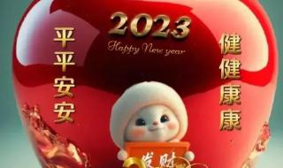 2023年的祝福语最佳短句 2023年新年祝福短句
